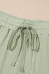 Minimalist Chic Sleeveless Crew Neck Ribbed Wide Leg Lounge Pants Set